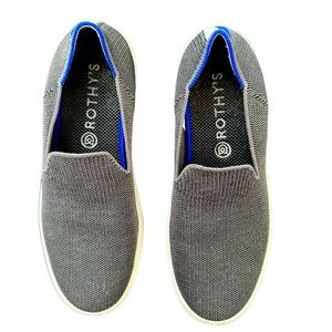 Rothy’s Grey Canvas Slip On Shoes Size 7.5